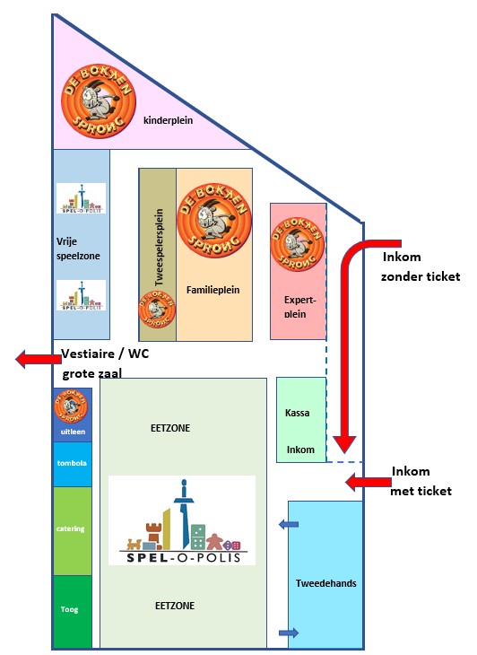 zaalplan foyer